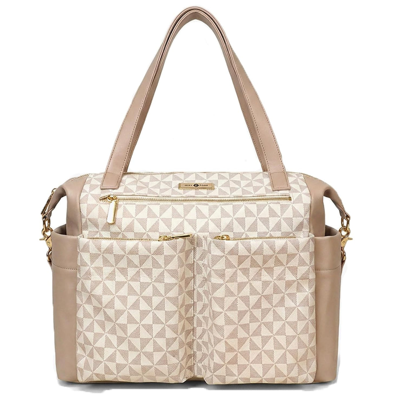 miss fong Mochila de cuero para pañales, bolsa de bebé, bolsa de pa...