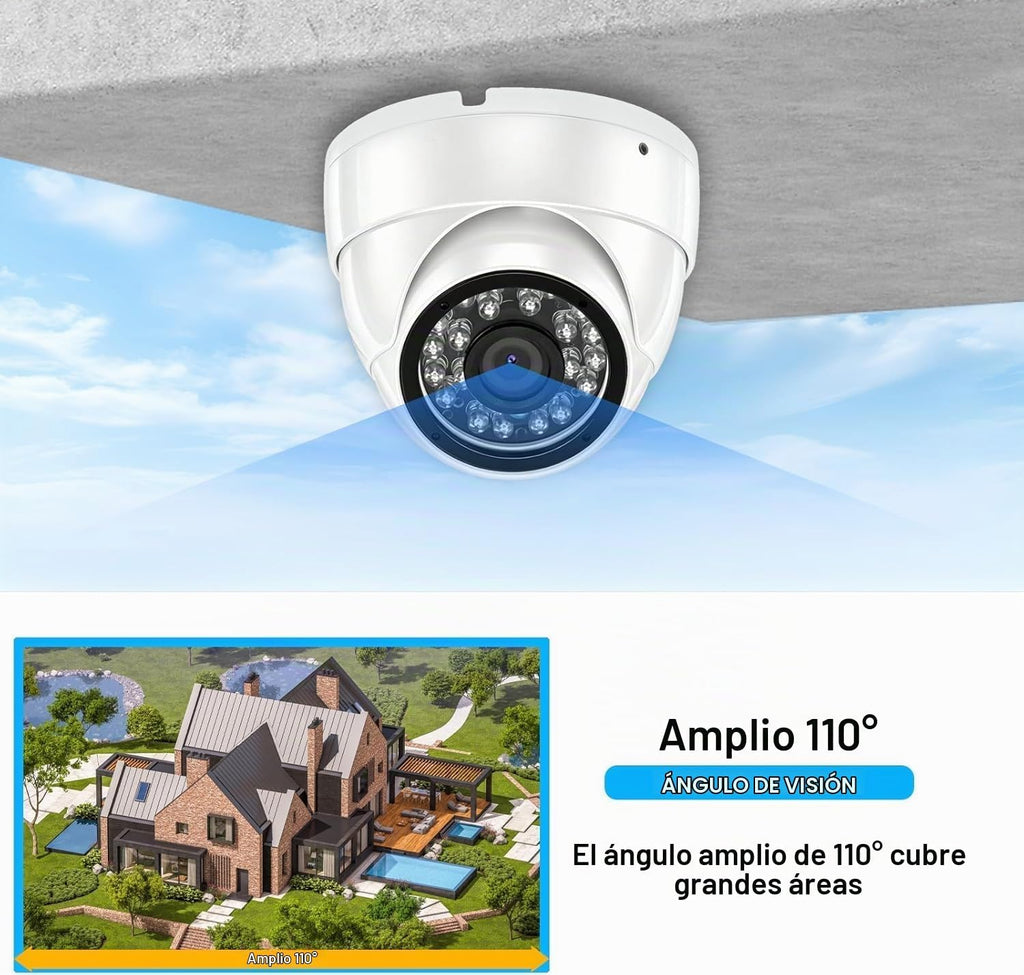 Cámara analógica Voniviewse 2MP 1080P 4 en 1 (TVI\/AHD\/CVI\/960H a...