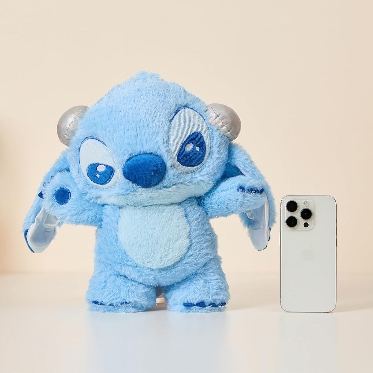 MINISO Peluche de Disney Stitch de 11.5 pulgadas, peluche de puntad...