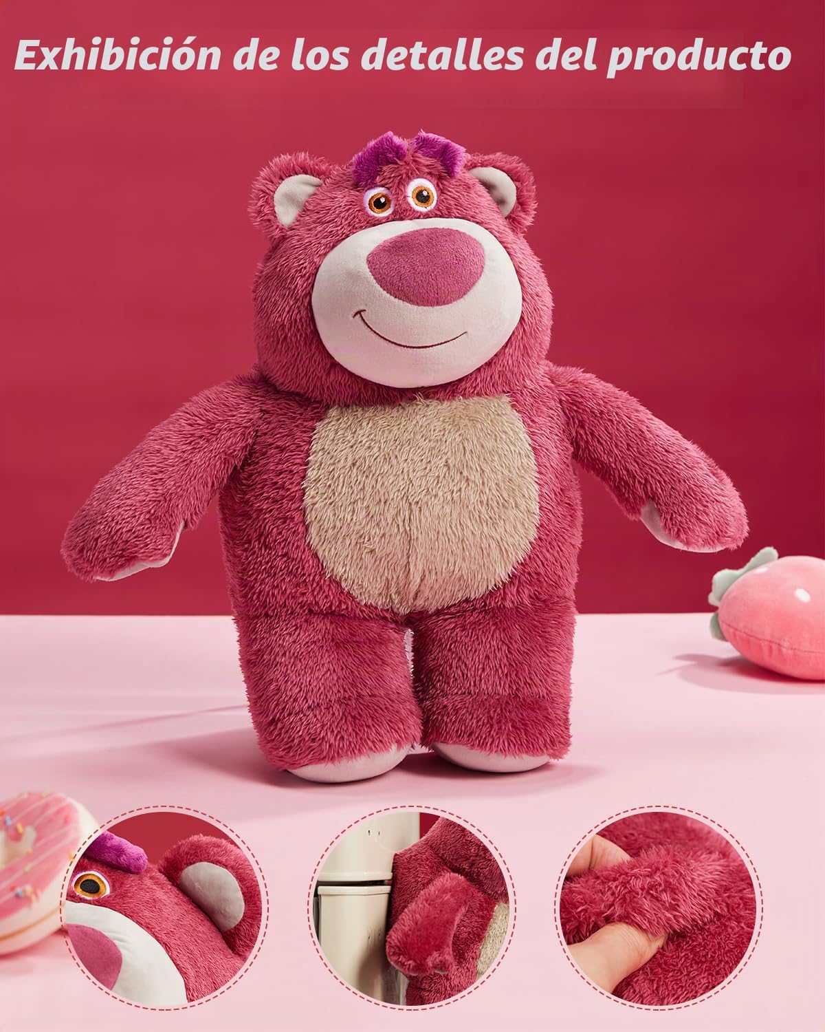 MINISO Juguete de peluche de Disney Lotso de 12.6 pulgadas, animale...