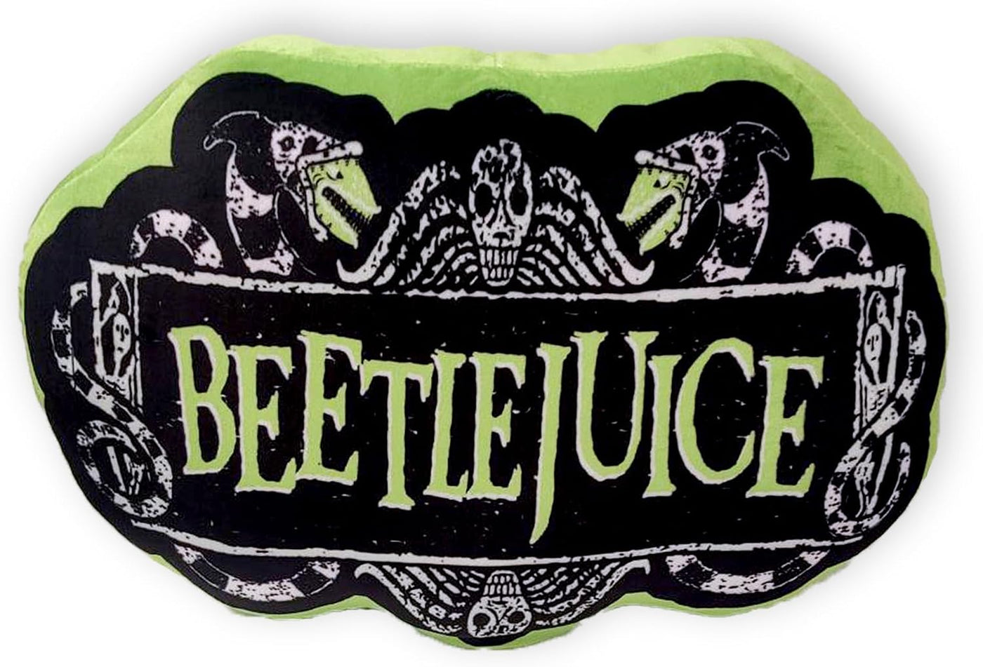 Warner Bros Beetlejuice - Almohada de nube de Halloween de 11 pulga...