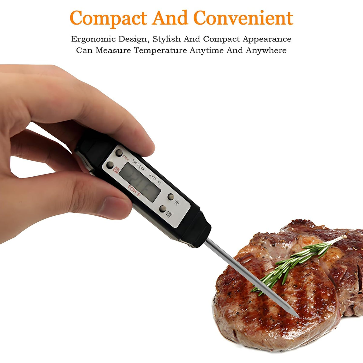 Ausenzup Termómetro para Carne - Termómetro Digital para Alimentos...
