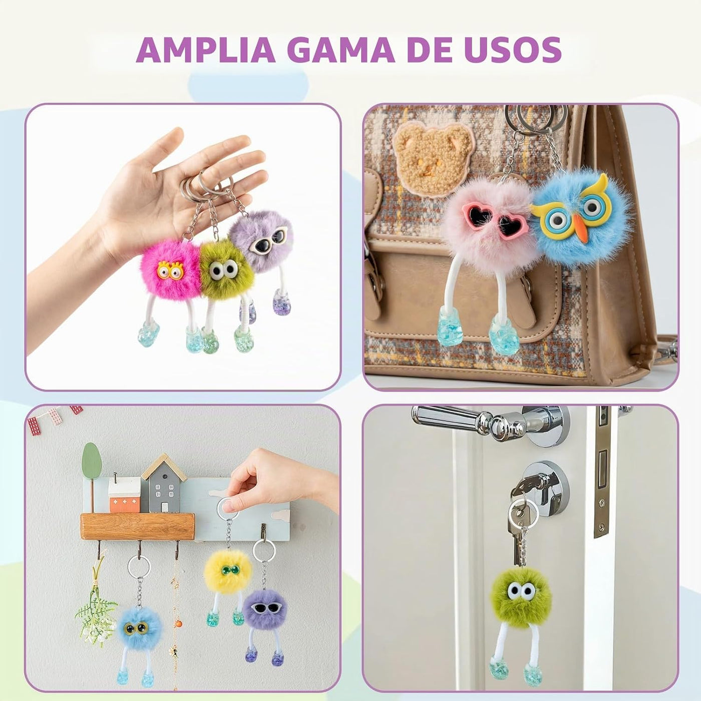 OMyFav 48 llaveros para recuerdos de fiesta, divertidos llaveros pa...