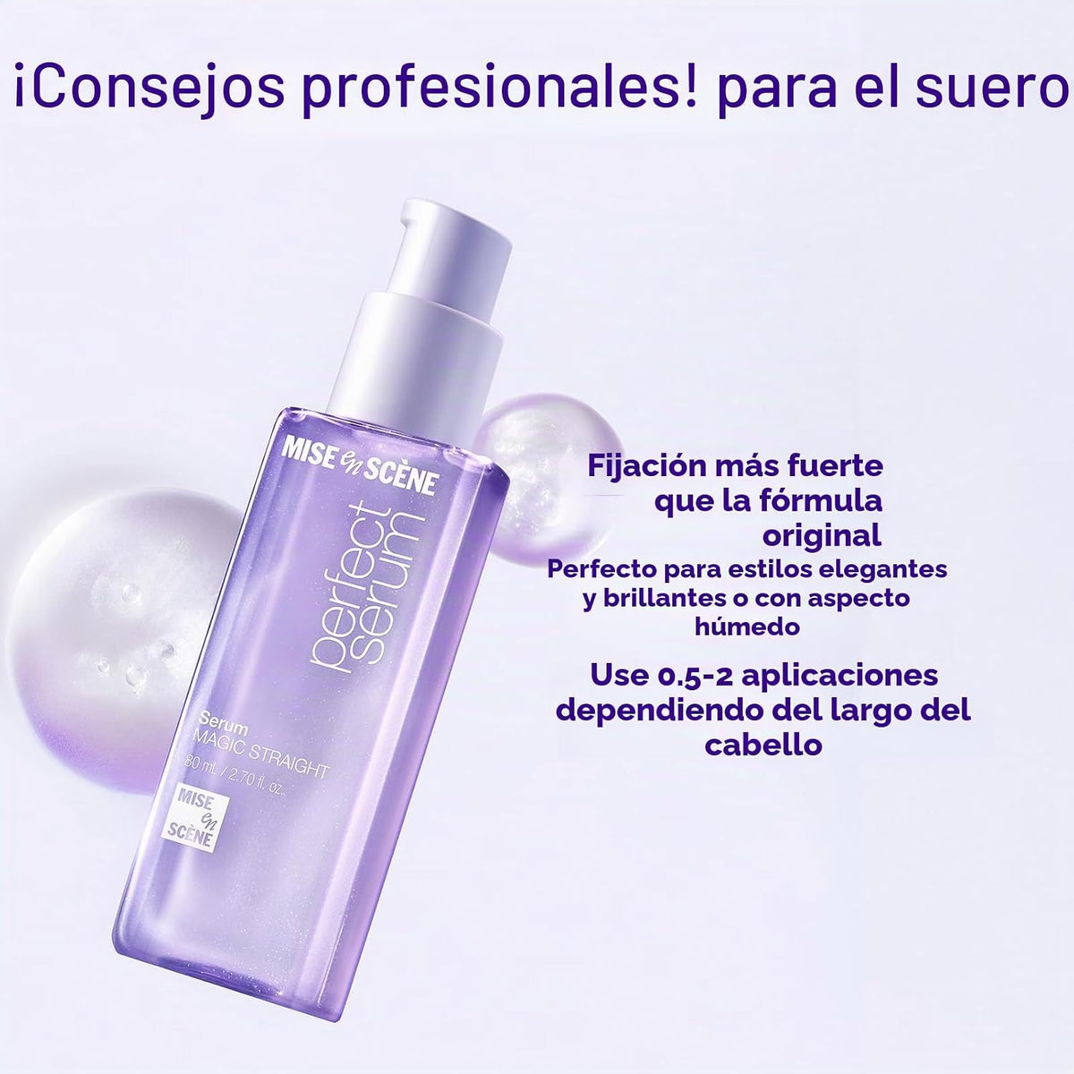 Mise En Scene Magic Straight Perfect Serum - Suero alisador de cabe...
