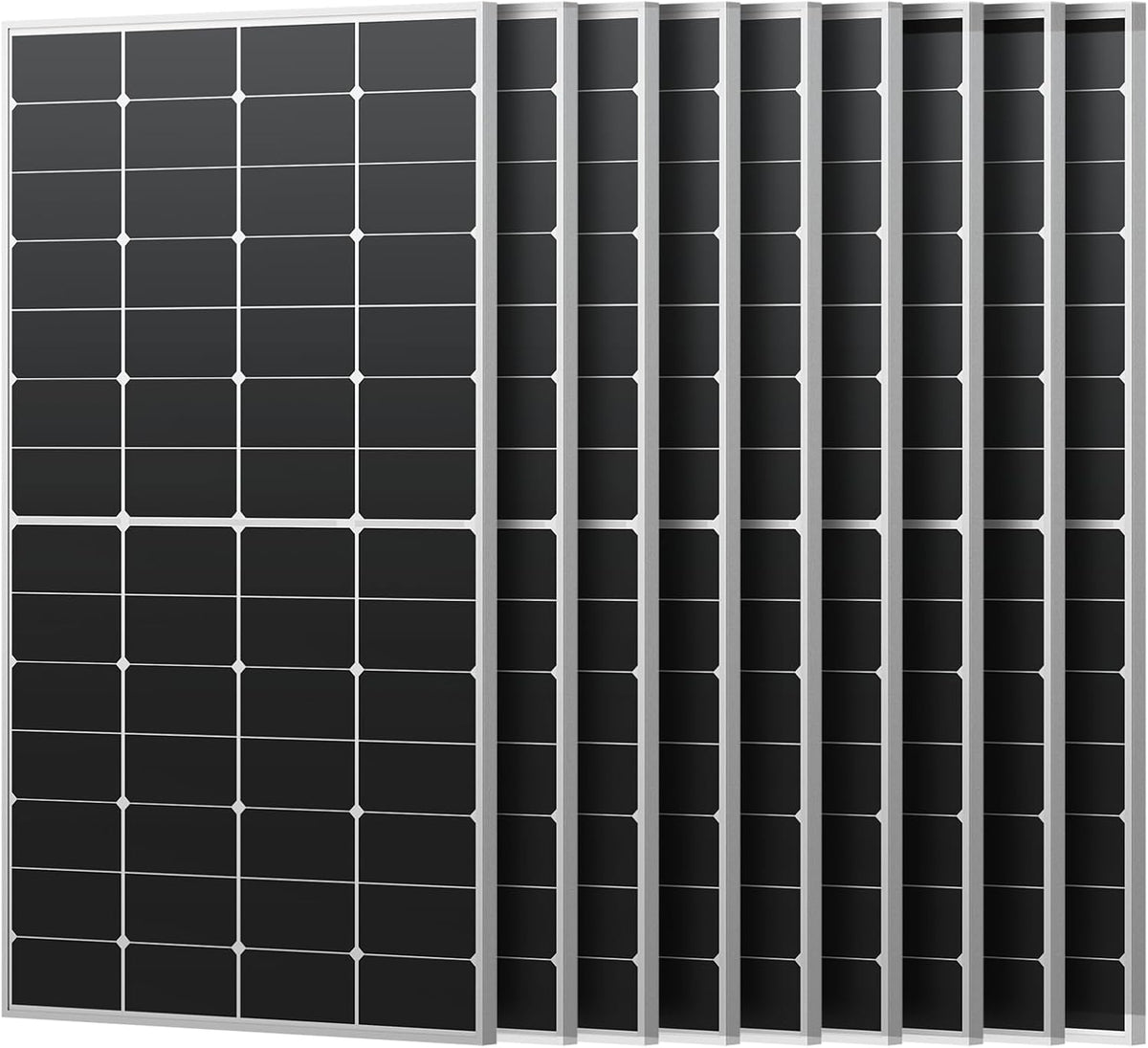 Paneles solares 225W 25,5% eficacia alta HPBC Panel solar antisombr...
