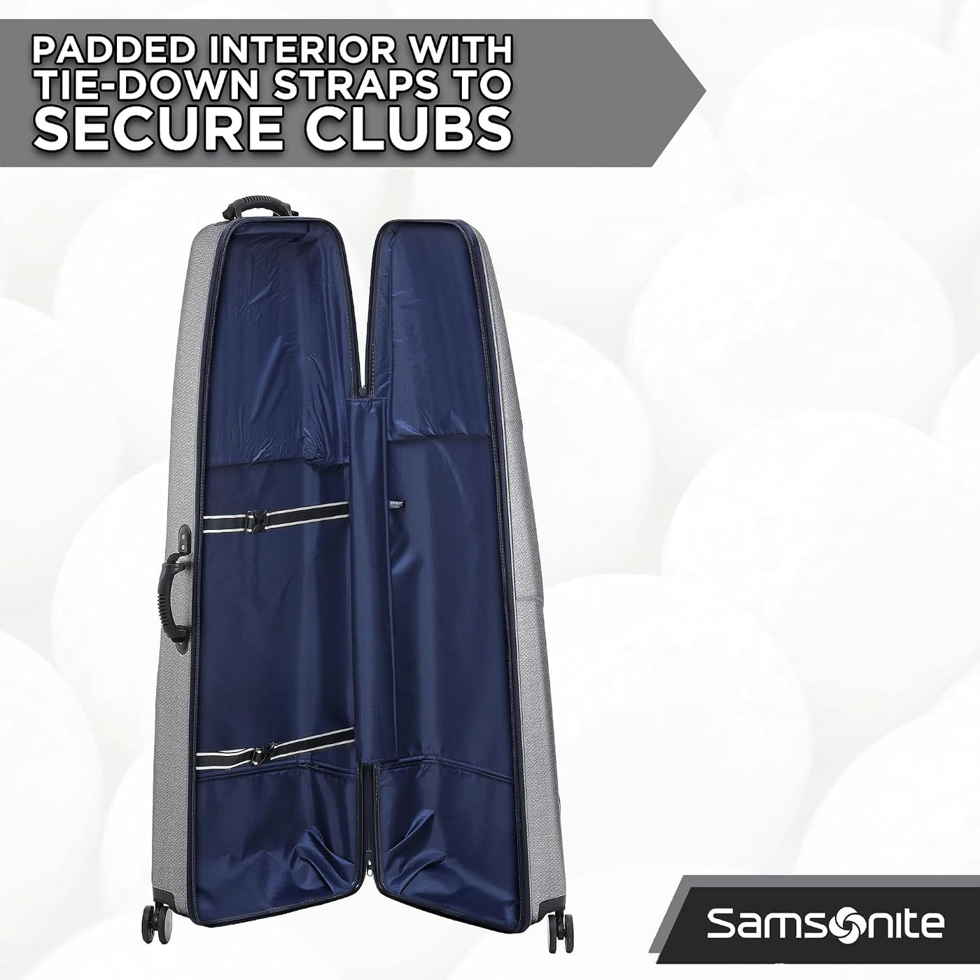 Samsonite Tour Deluxe - Funda rígida para golf, bolsa de viaje de g...