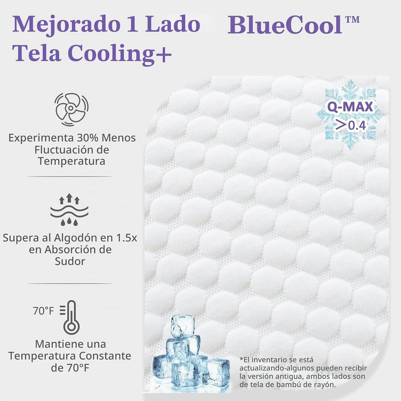 HOMELAB Almohada ajustable de espuma viscoelástica triturada tamaño...