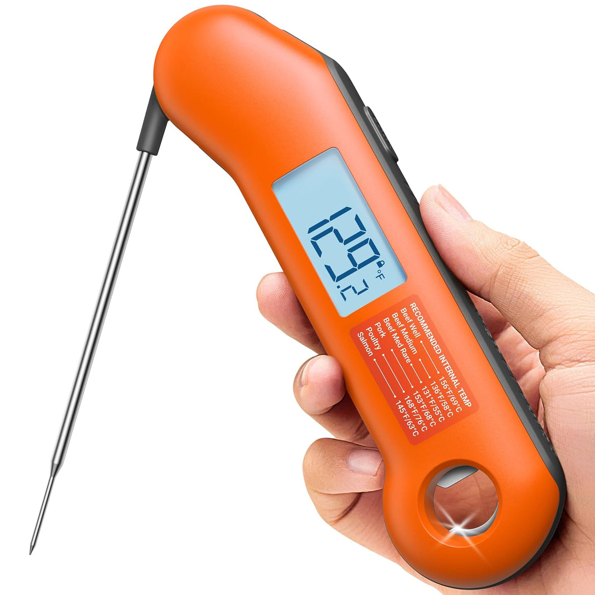ThermoMaven Termómetro digital profesional para carne de 0,5 segund...