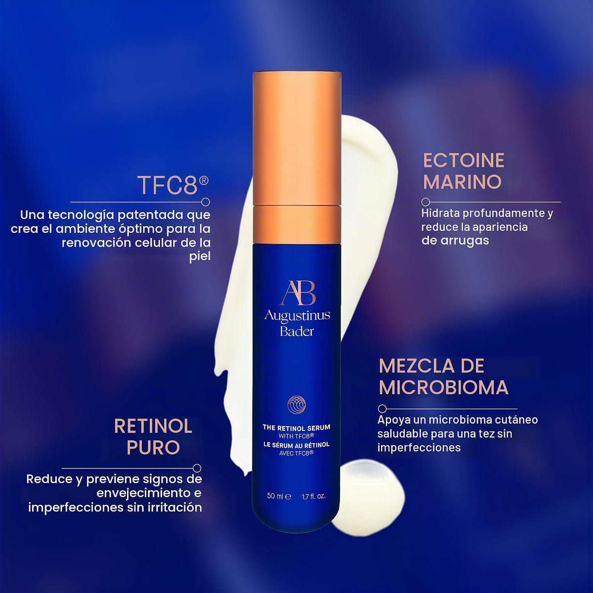 El suero de retinol