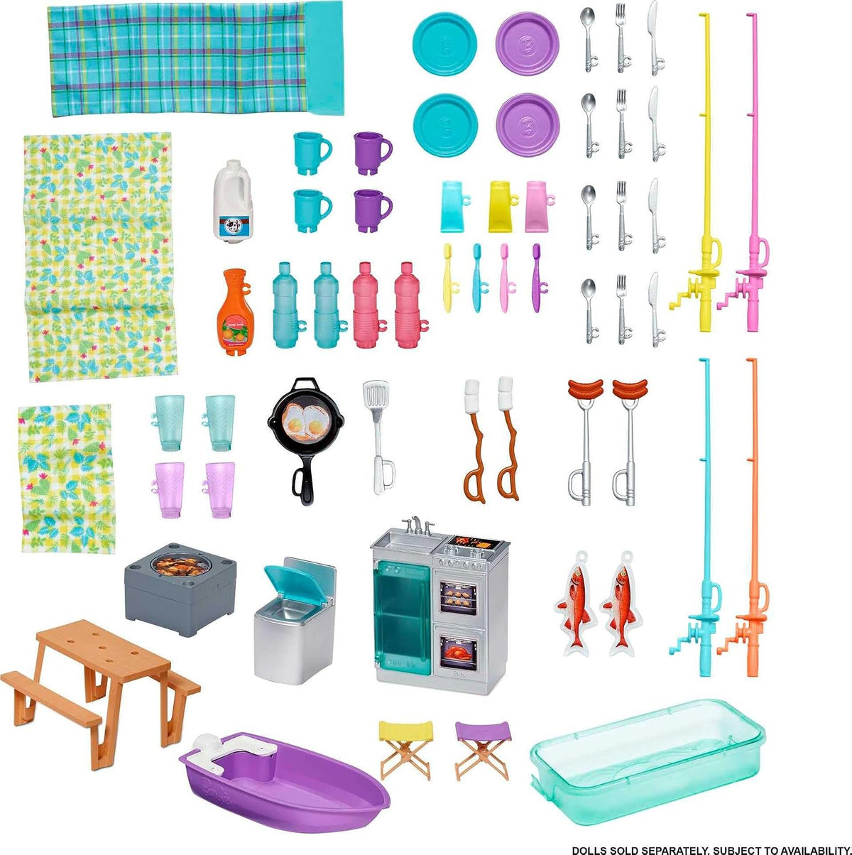 Barbie Camper, juego de muñecas con 50 accesorios | Se transforma e...