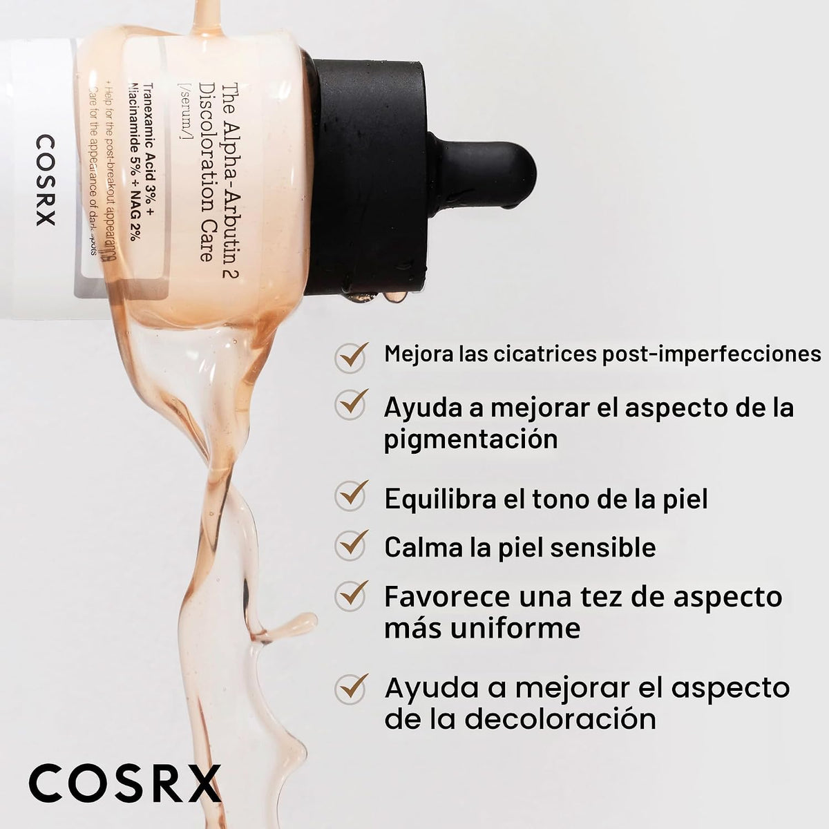 COSRX Suero para el cuidado de la decoloración de alfa arbutina al...