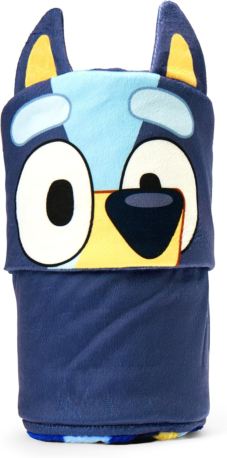 Northwest BBC Studios Bluey Manta de Tiro, Manta de Tiro con Capuch...