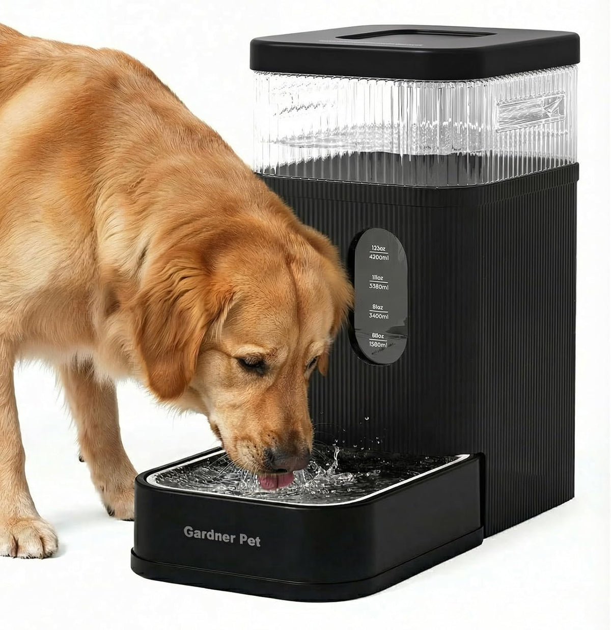 Dispensador automático de agua para perros de 2.2 galones con cuenc...