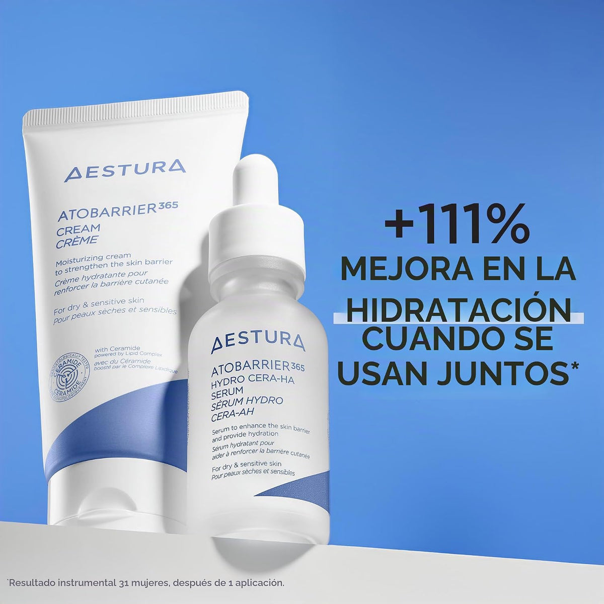 AESTURA ATOBARRIER365 Hydro CERA-HA Suero facial coreano, 30ML | Re...