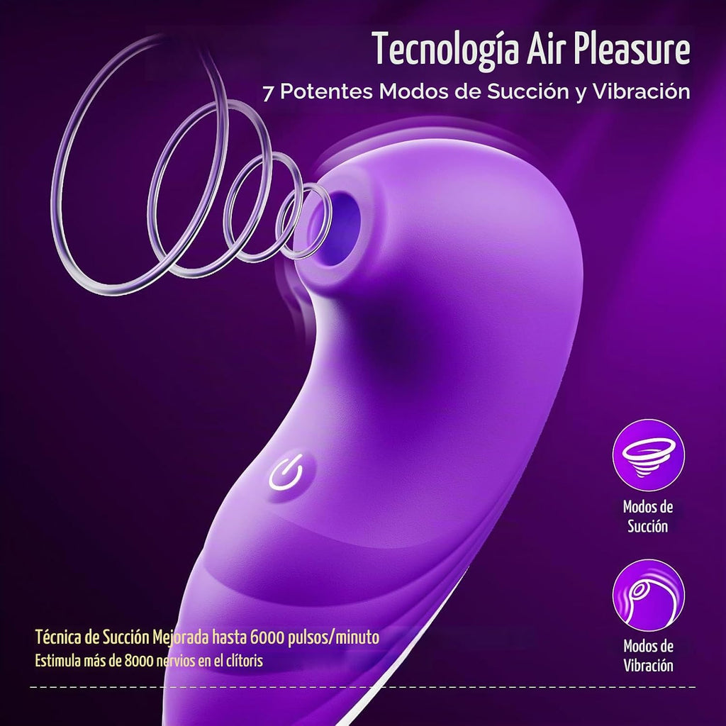 Gasevimo Juguetes sexuales para adultos, vibrador de succión para a...