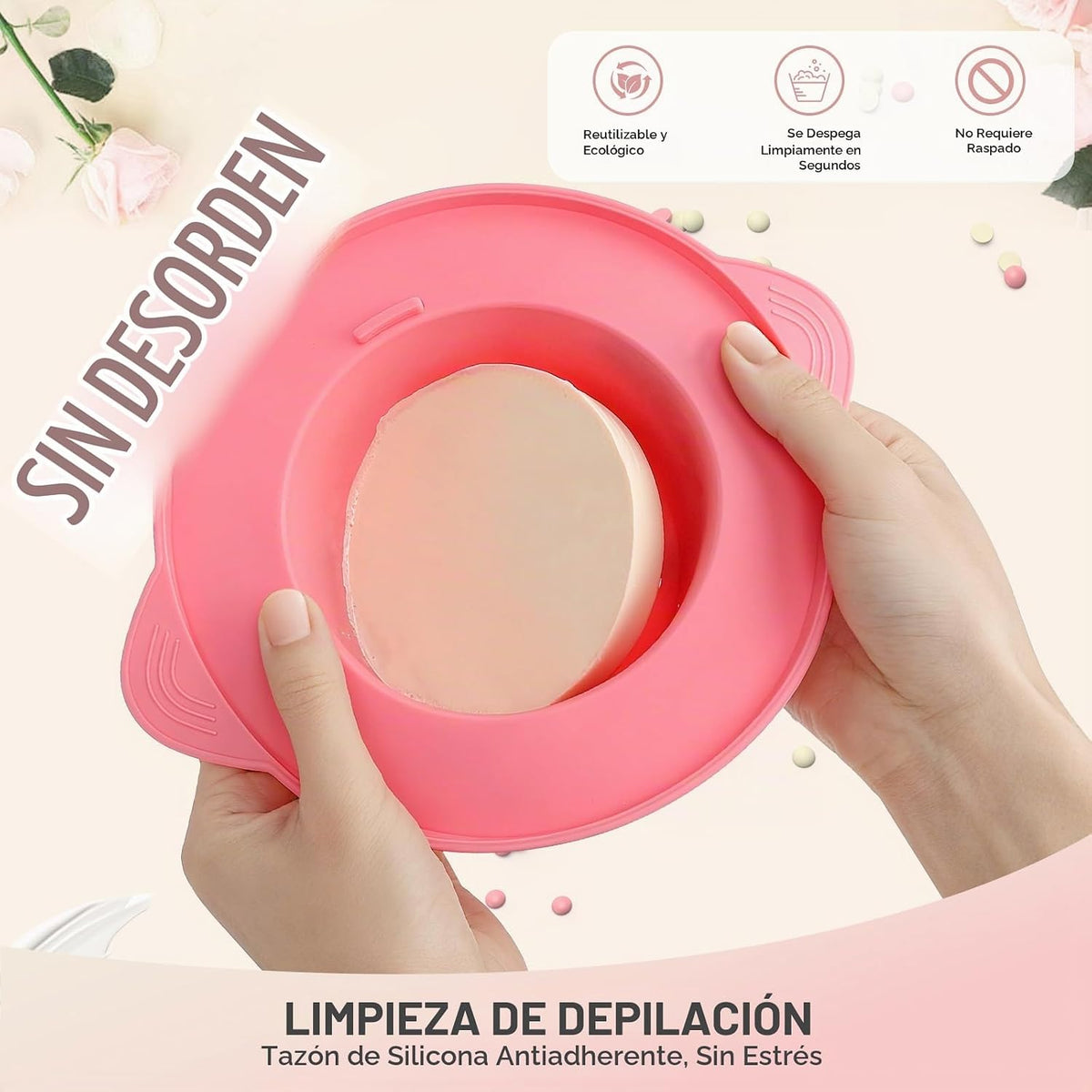 Kit de cera KeShi para mujeres y hombres, calentador de cera digita...