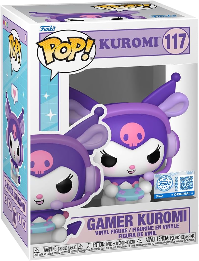Funko Gamer Kuromi 117 - Figura exclusiva de vinilo Pop