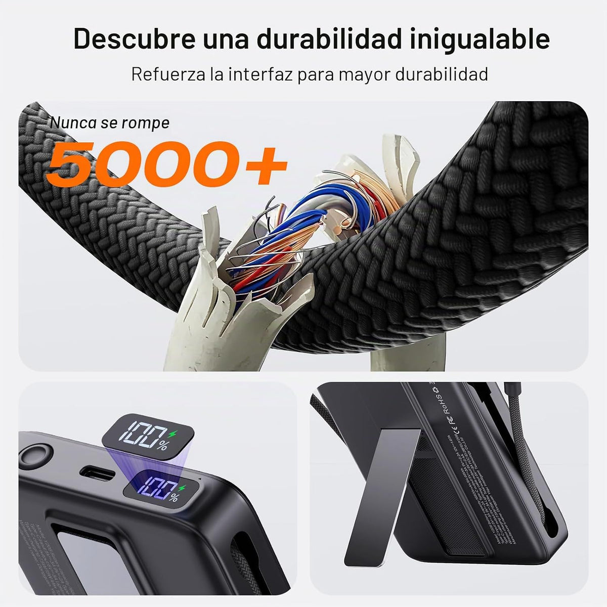 Cargador portátil magnético 10000mAh, banco de energía 22.5W con ca...