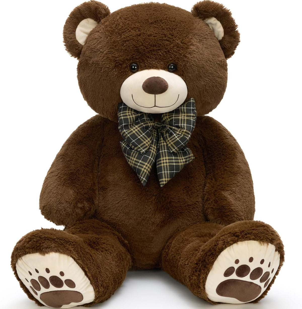 Karister Lifesize - Oso de peluche gigante de 4 pies, animal de pel...