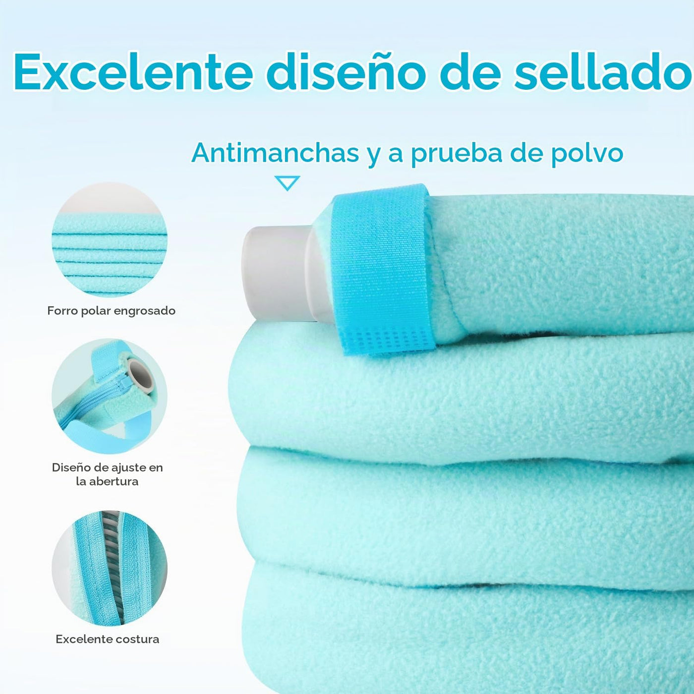 IKSTAR Funda para tubo CPAP de 6 pies [Actualización] - Envoltura a...