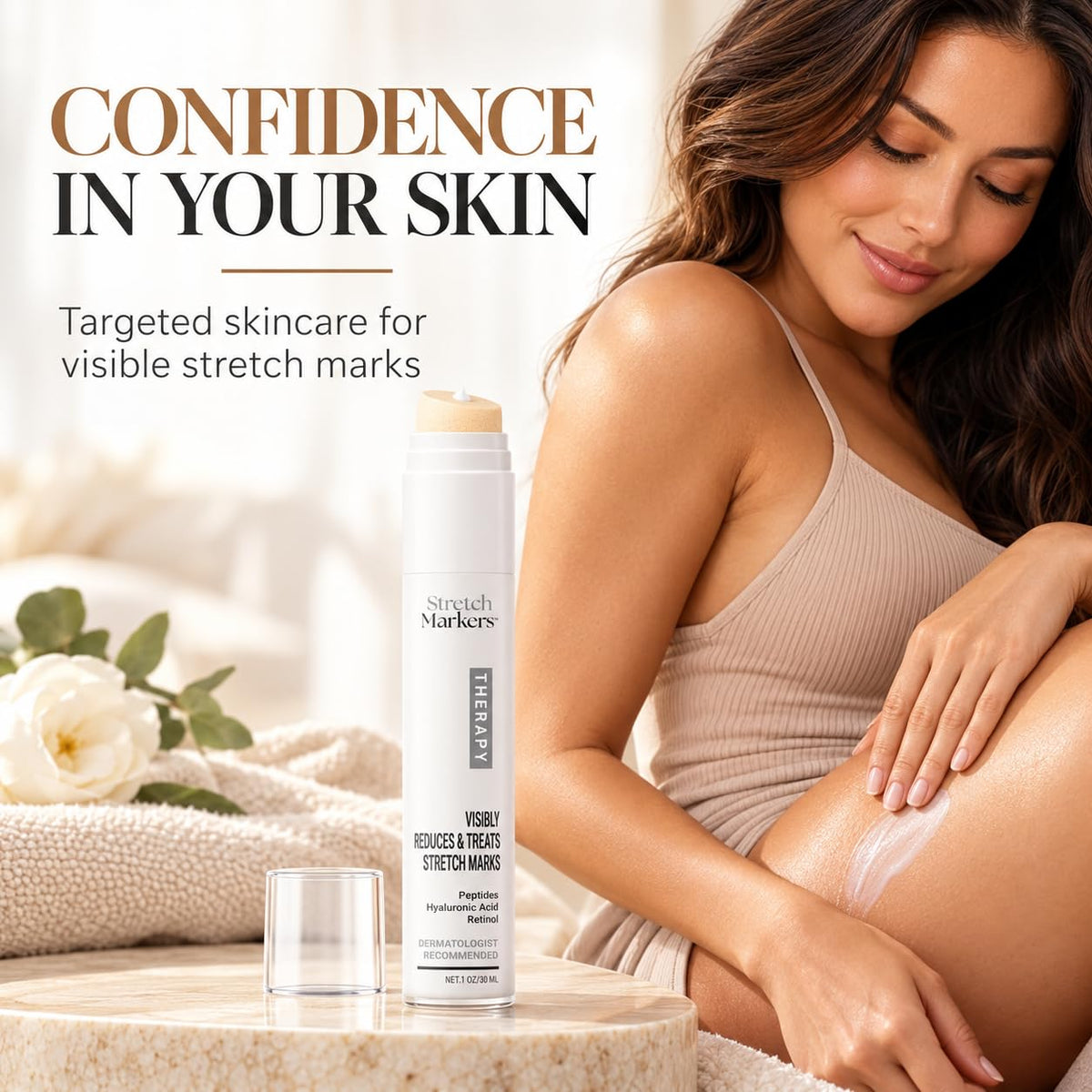 Stretchmarkers Crema eliminadora de estrías con retinol, péptidos y...
