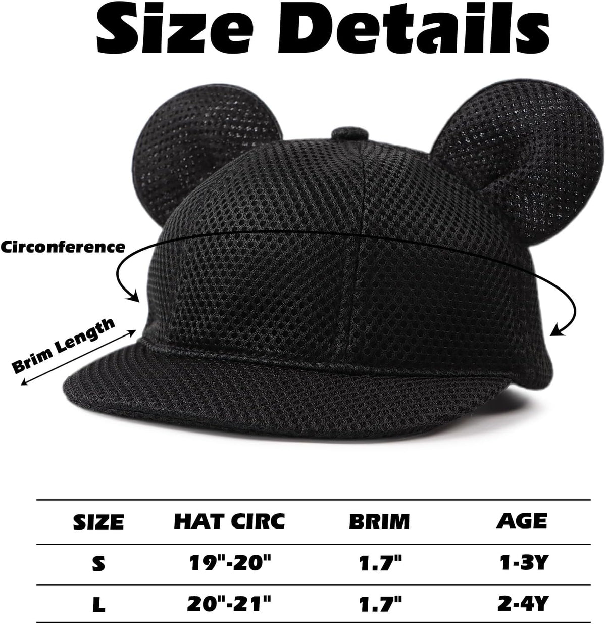 JANGANNSA Gorro de pato para bebé, sombrero de sol para niños, dise...