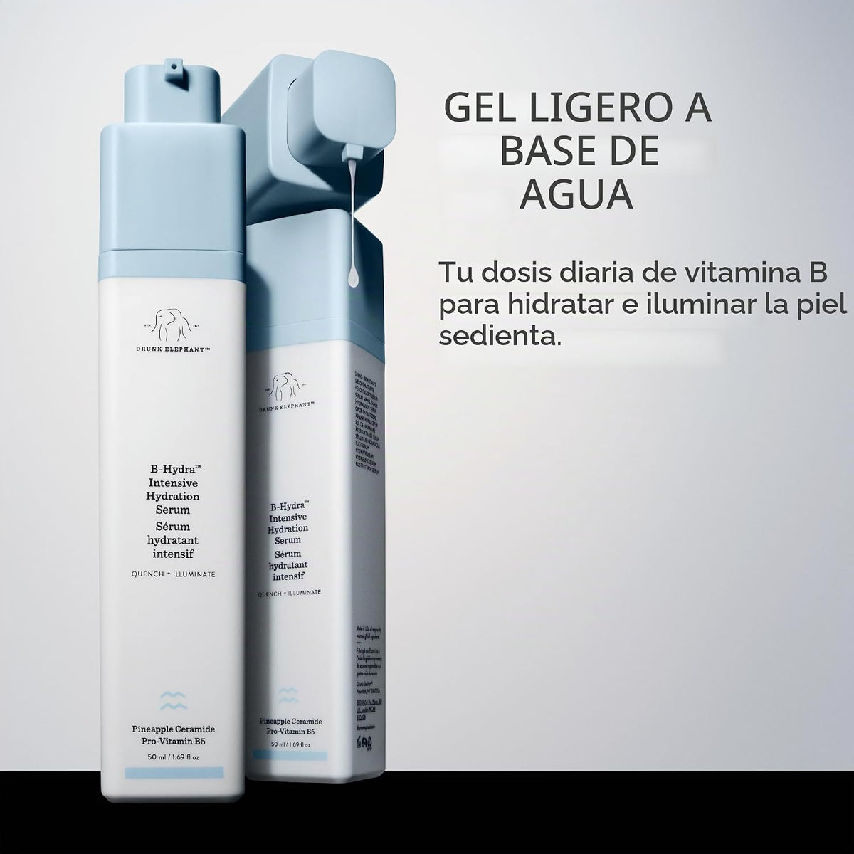 Drunk Elephant B-Hydra gel de hidratación intensiva