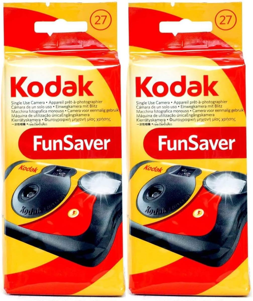 Kodak Funsaver - Cámara de película de uso único (paquete de 2) | P...