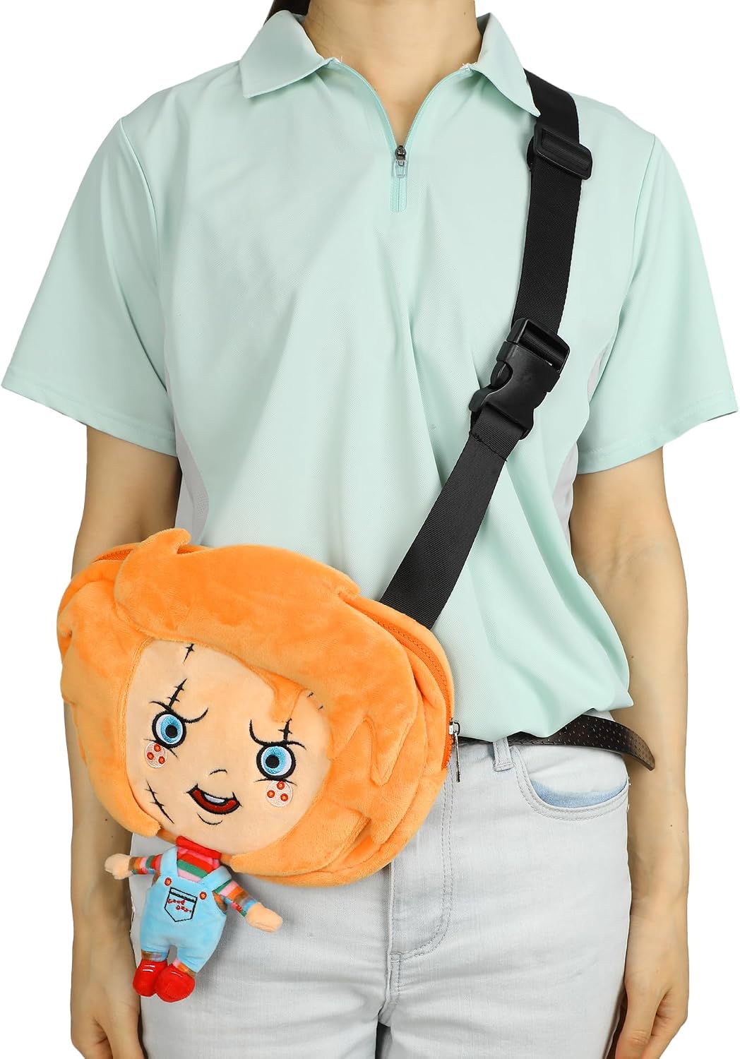 Child's Play Chucky 9.5" Festie Bestie - Bolso cruzado de f...