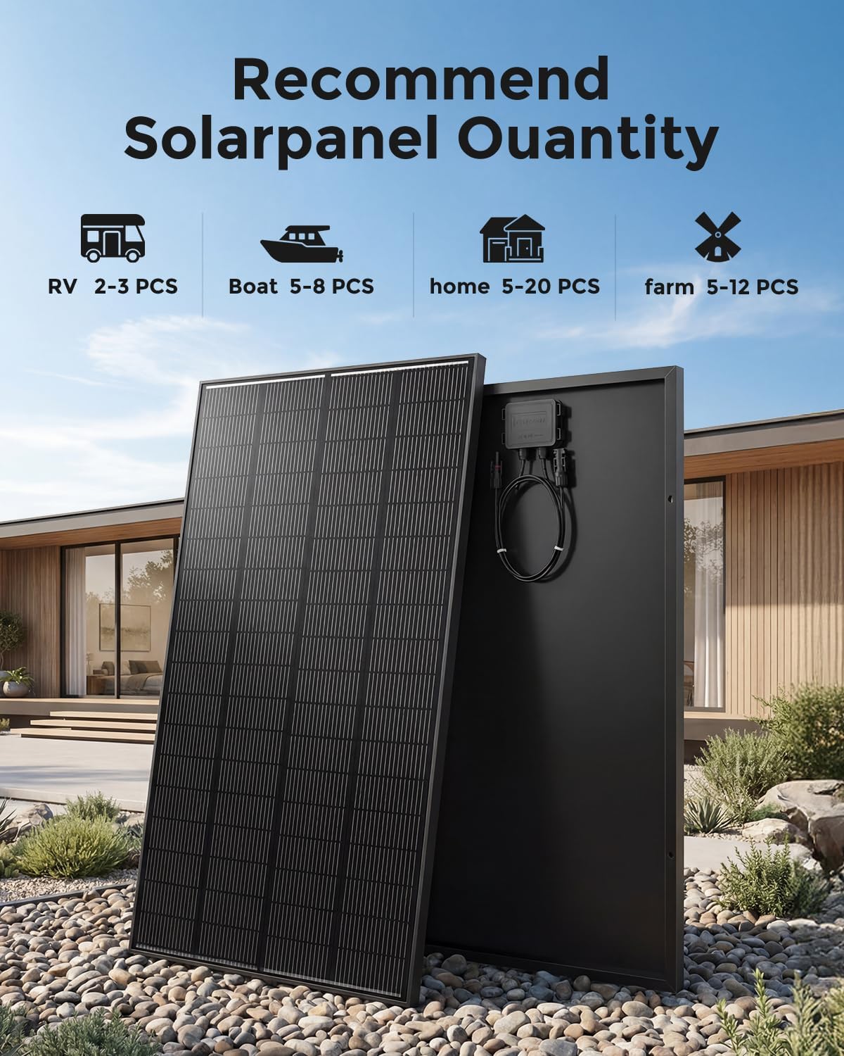 el panel solar de la certificación de la UL 2000W, 10PC 200 vatios...
