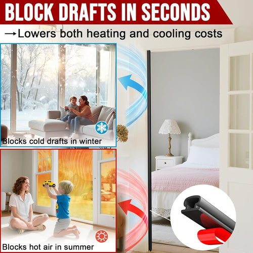 alophoty Burlete para Clima de 40 Pies para Sellado de Puertas - Ti...
