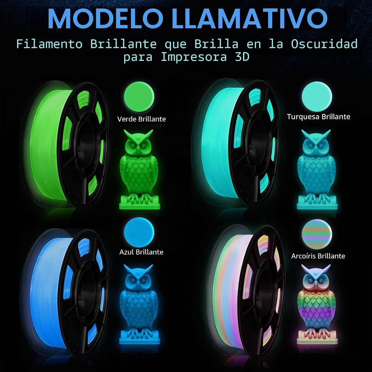 Frucindra Filamento de ácido poliláctico + para impresora 3D que br...