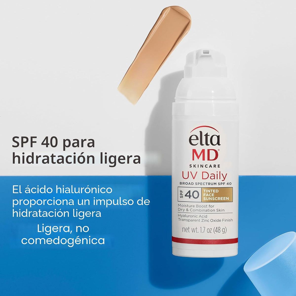 EltaMD Crema hidratante facial UV Diaria SPF 40 | Hidrata y protege...