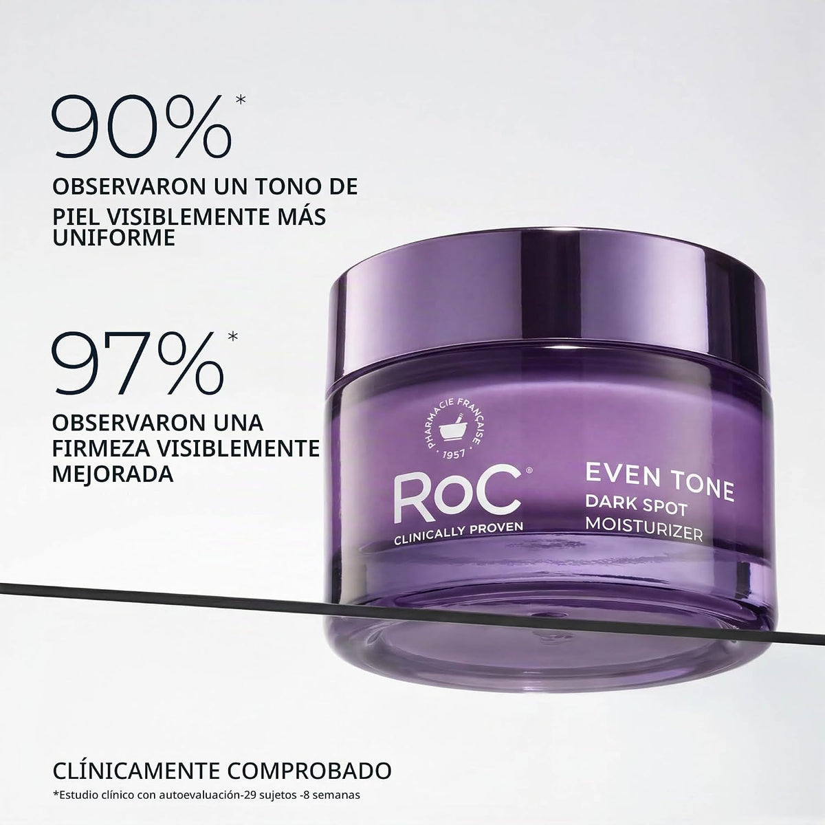 RoC Niacinamide Even Tone + Lift Crema de noche antienvejecimiento,...
