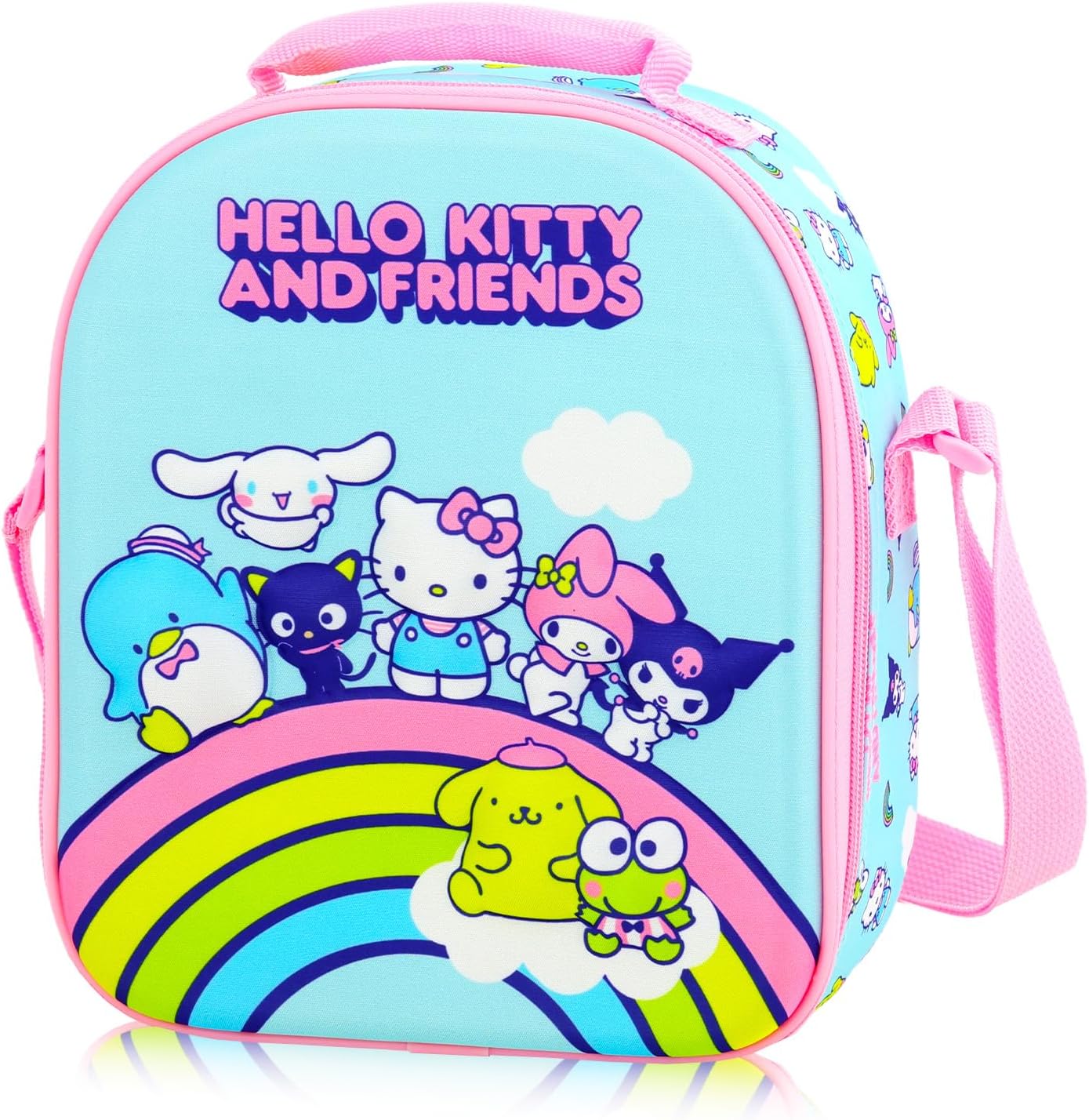 Hello Kitty and Friends - Lonchera para niñas, paquete de lonchera...
