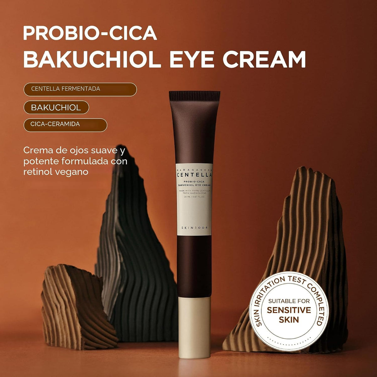 SKIN1004 Centella Probio-Cica Bakuchiol - Crema de ojos coreana par...