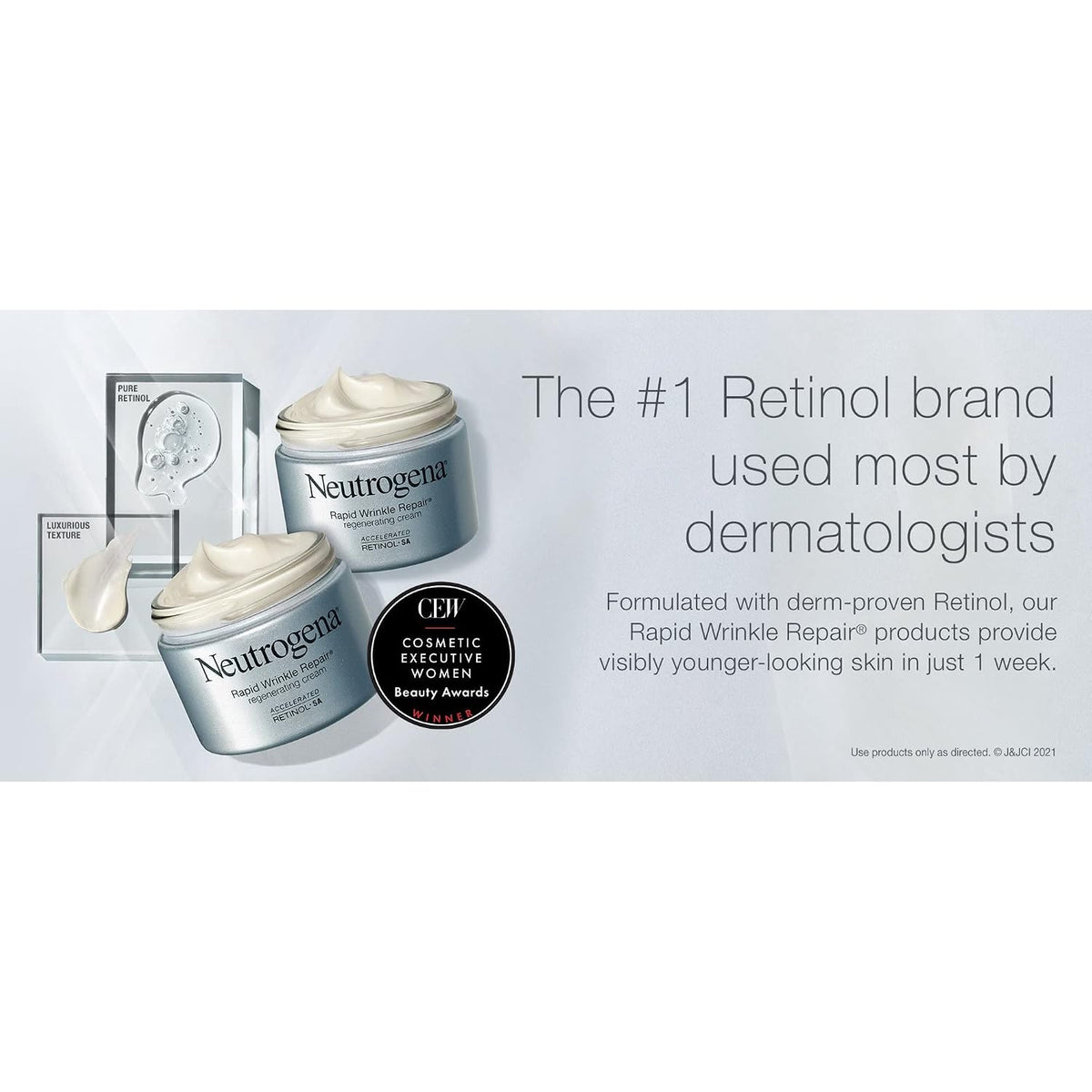Neutrogena Hidratante facial de retinol para reparación rápida de a...