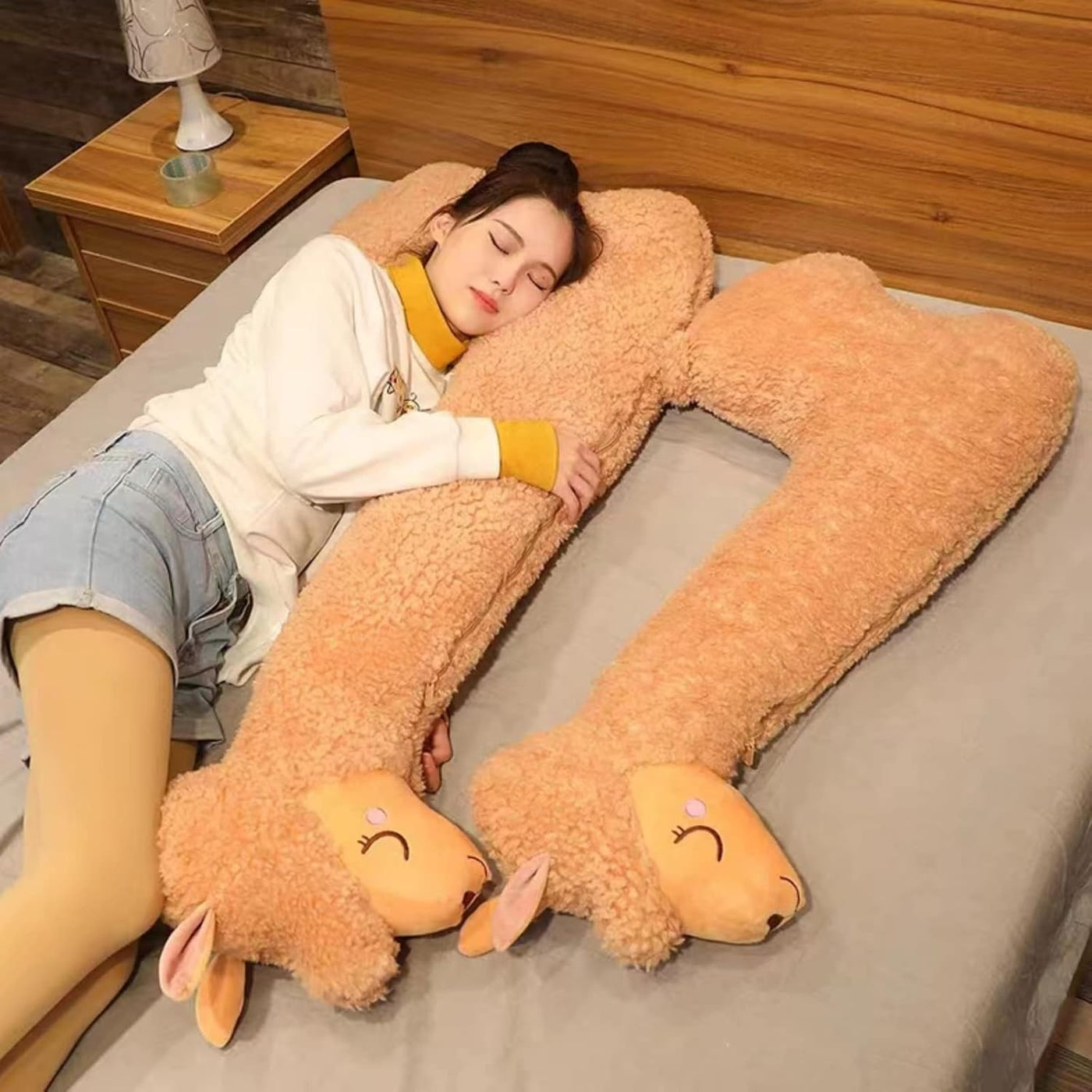Ryttir 29.5 Pulgadas 15% Más Gordo Peluche Grande de Llama, Peluche...