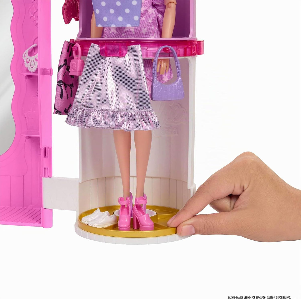 Barbie Spin &amp; Style - Juego de armario y vestidor, nuevo para 2...