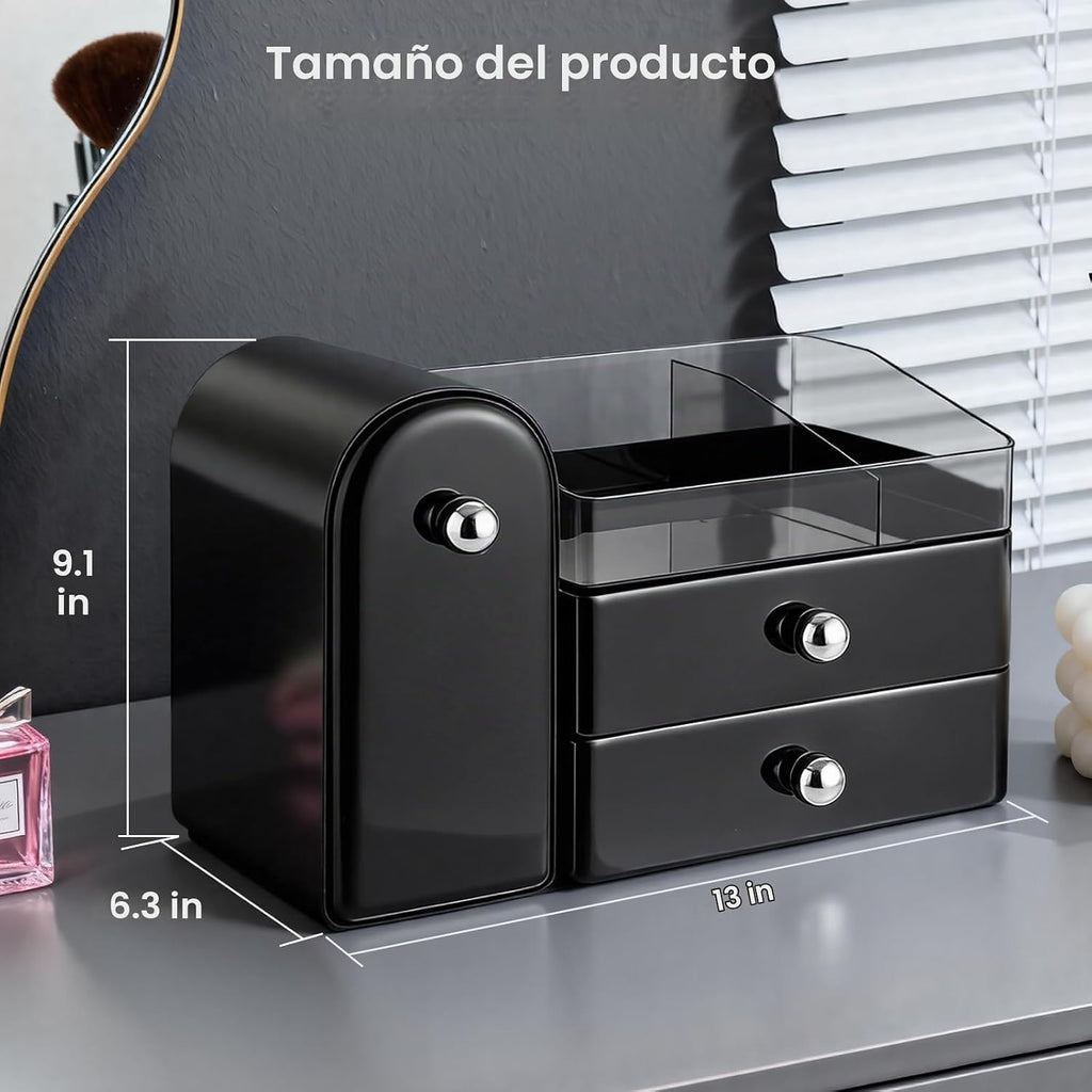 Organizador de Maquillaje, Organizador de Tocador con Soporte para...