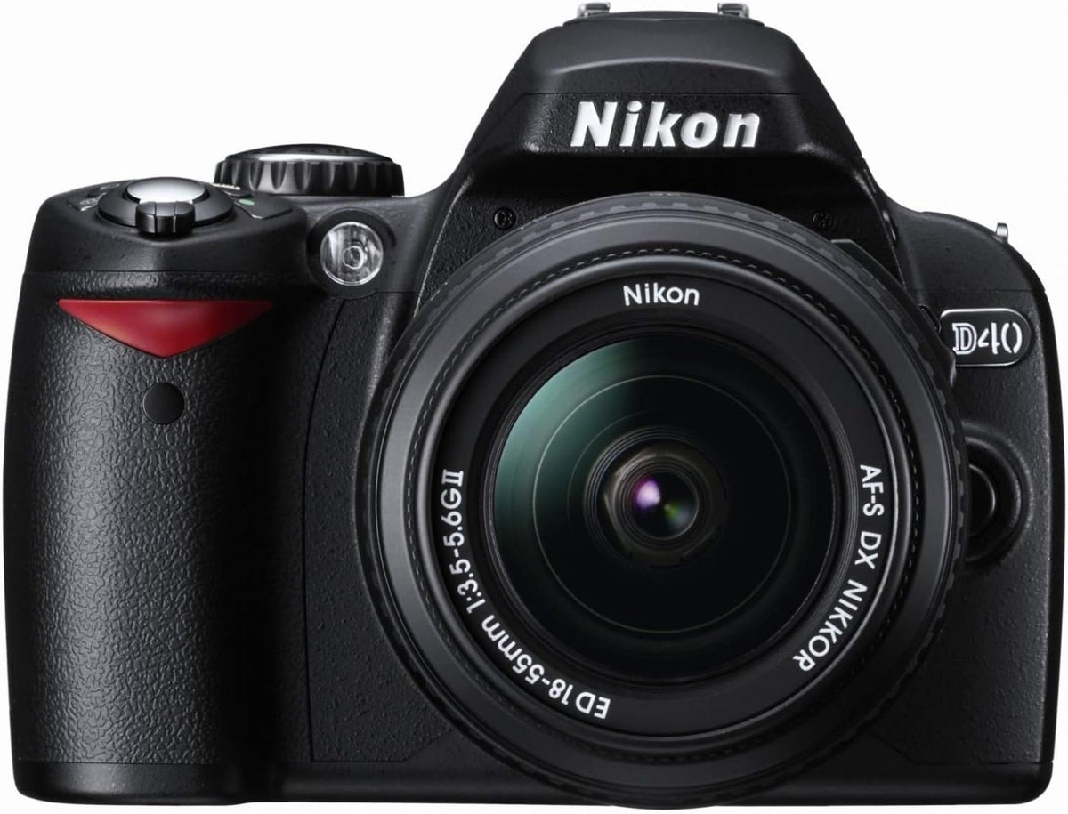 Kit de cámara digital Nikon D40 de 6.1 MP con lente de zoom Nikkor...