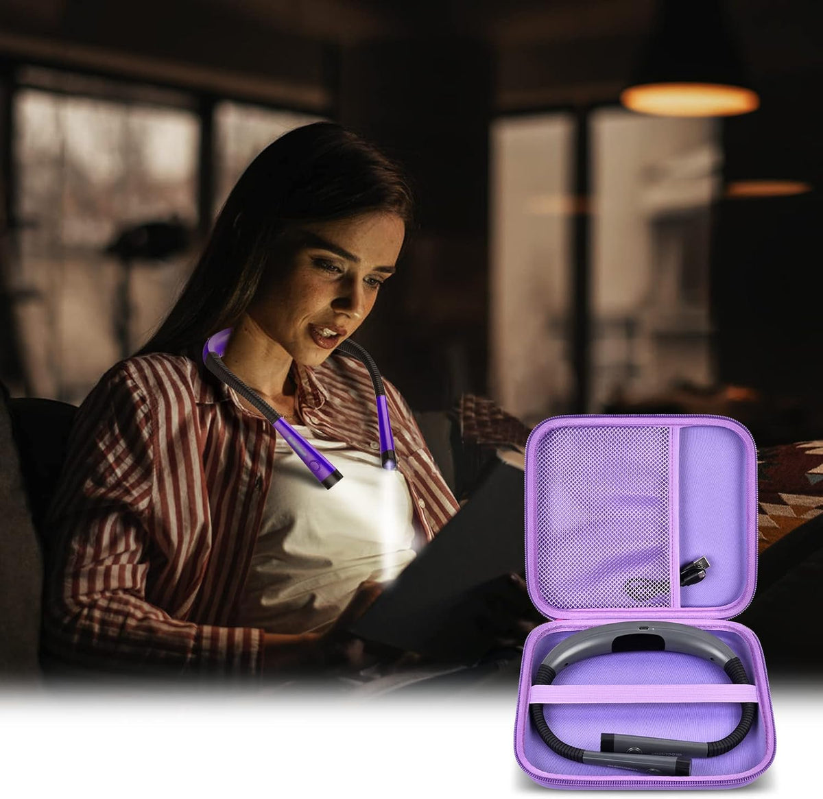 GWCASE Funda compatible con luz de lectura Glocusent y funda compat...