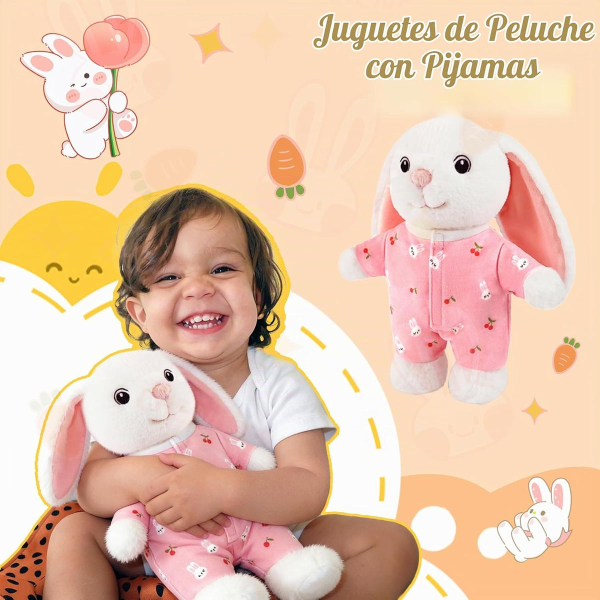 okegztoa Animal de peluche con ropa, disfraz de disfraz suave para...