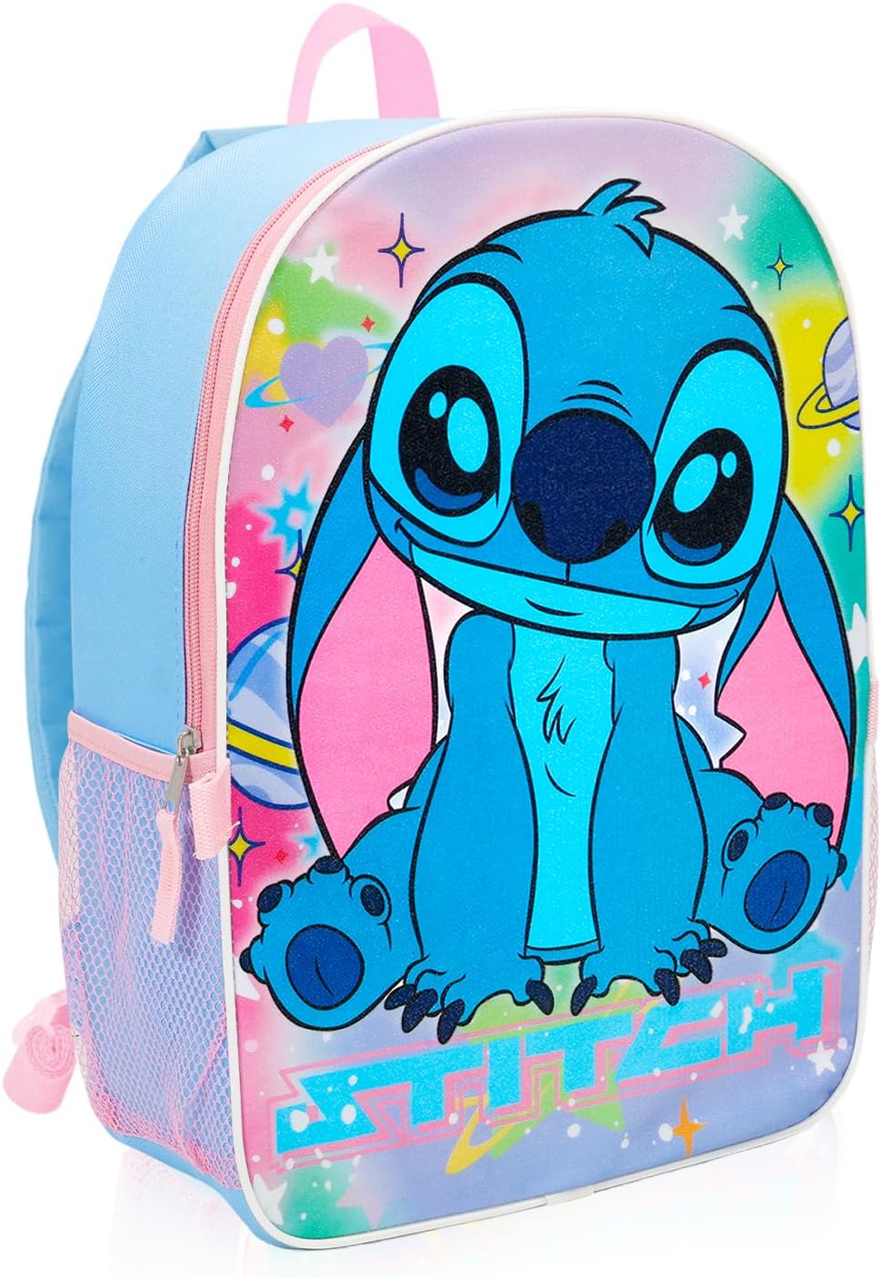 Stitch &amp; Angel - Mochila con lonchera para niños y más | Bolsa...