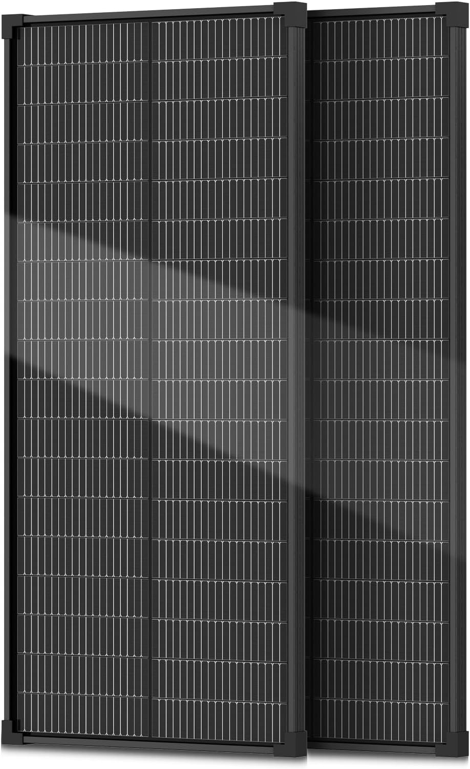 200W 2Pack 100W Paneles Solares Negro 25% Alta Eficiencia N\u2011Ty...