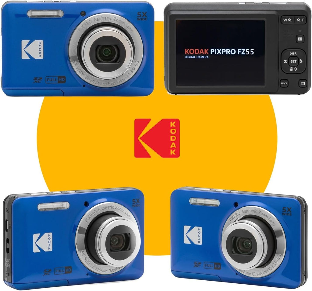 KODAK PIXPRO FZ55 cámara digital de punto y disparo de 16 Mp, zoom...