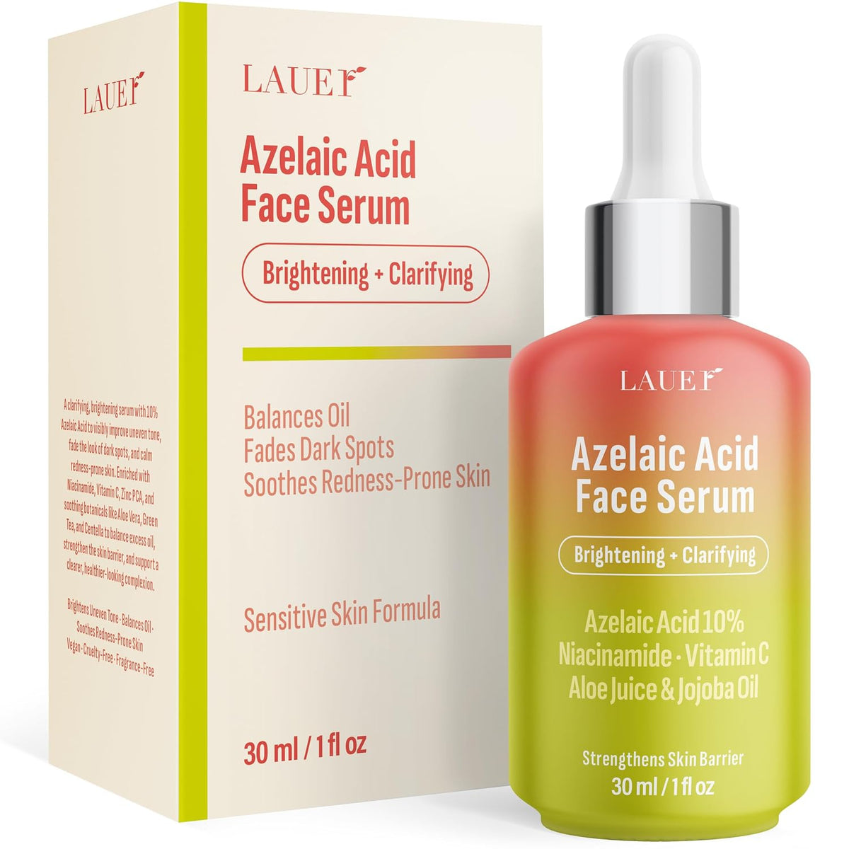 Suero facial de ácido azelaico 10% para mujeres \u2013 Suero facial...