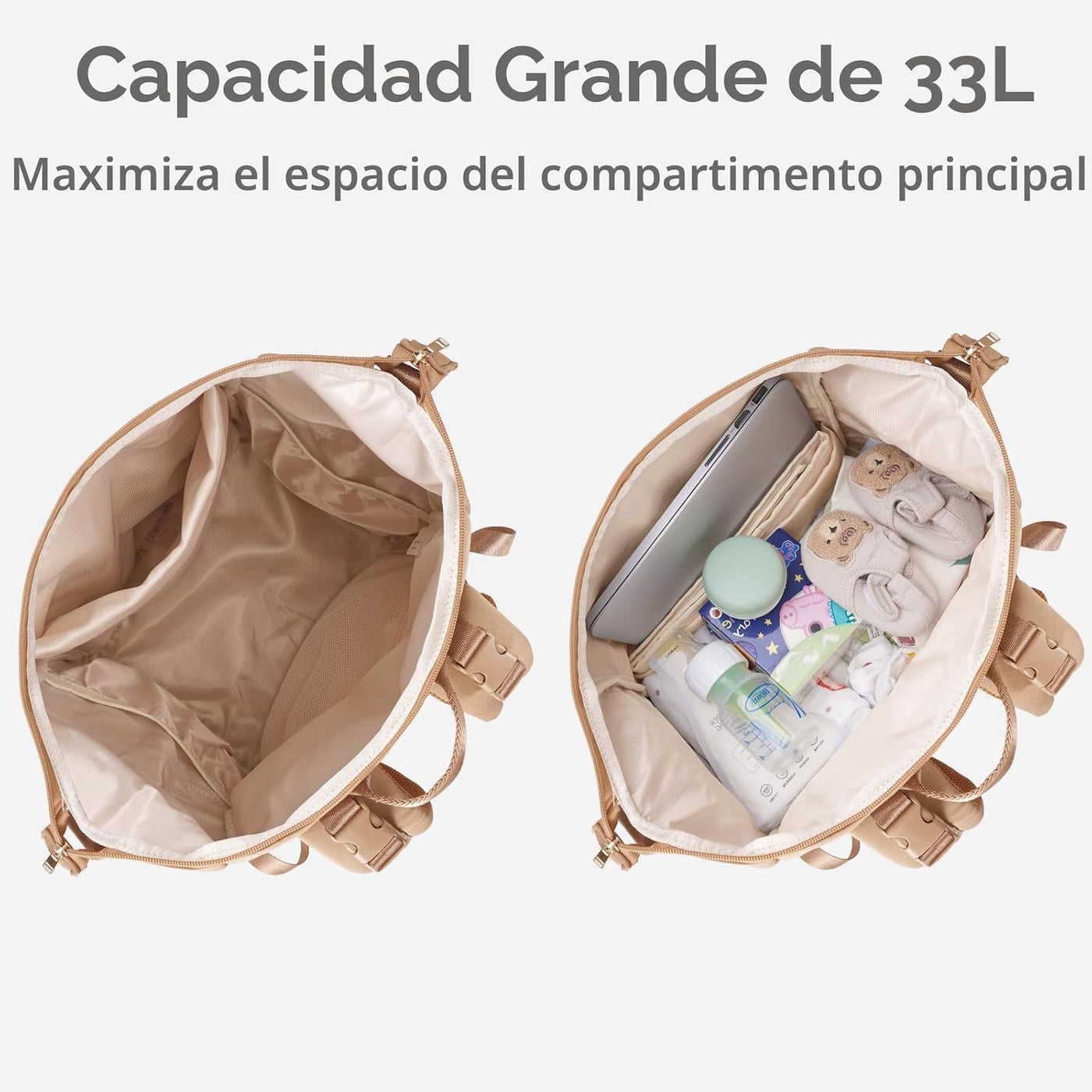CEI-CEI mochila de pañales de neopreno impermeable para mamá y papá...