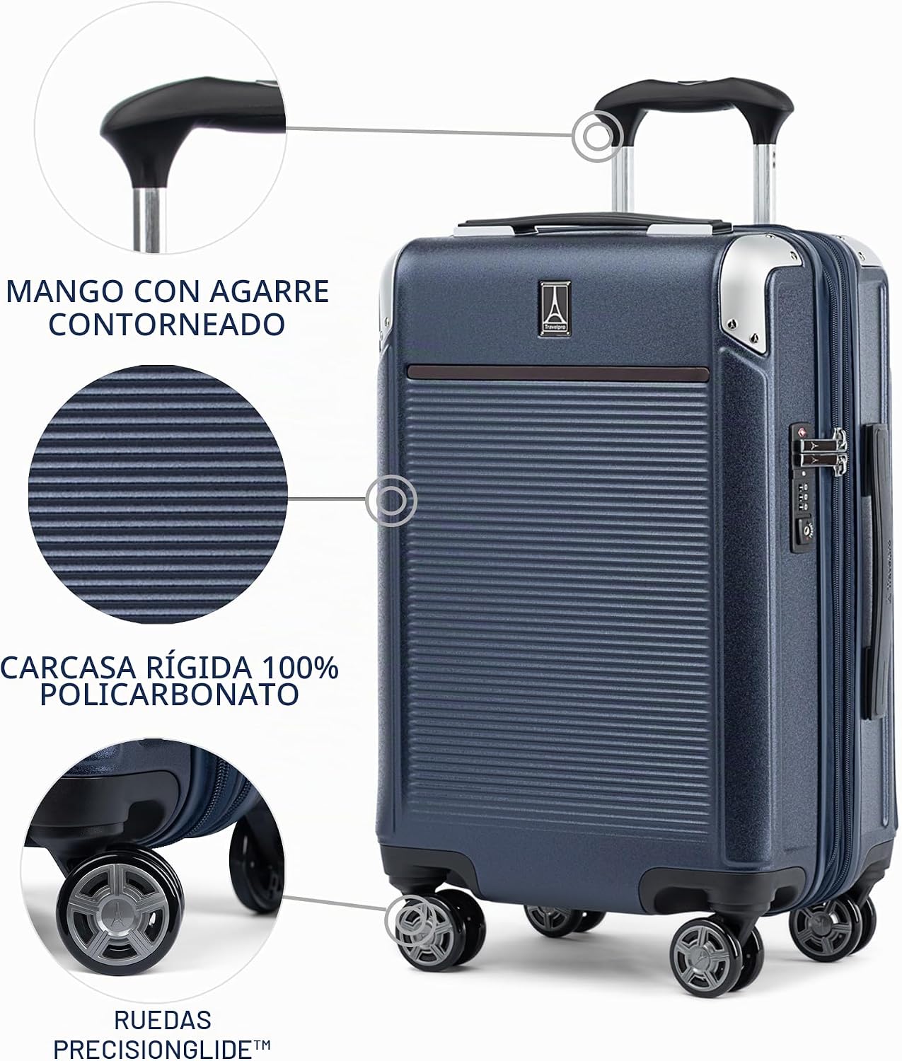 Travelpro Platinum Elite - Maleta giratoria expansible con carcasa...