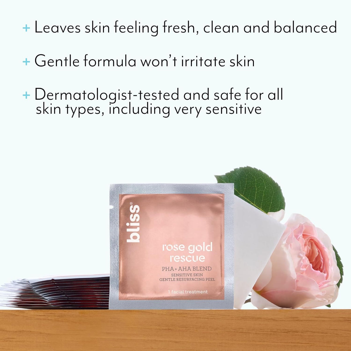 Bliss Rosa Gold Rescue Daily Peel \u2013 15 unidades | Vegano y sin...
